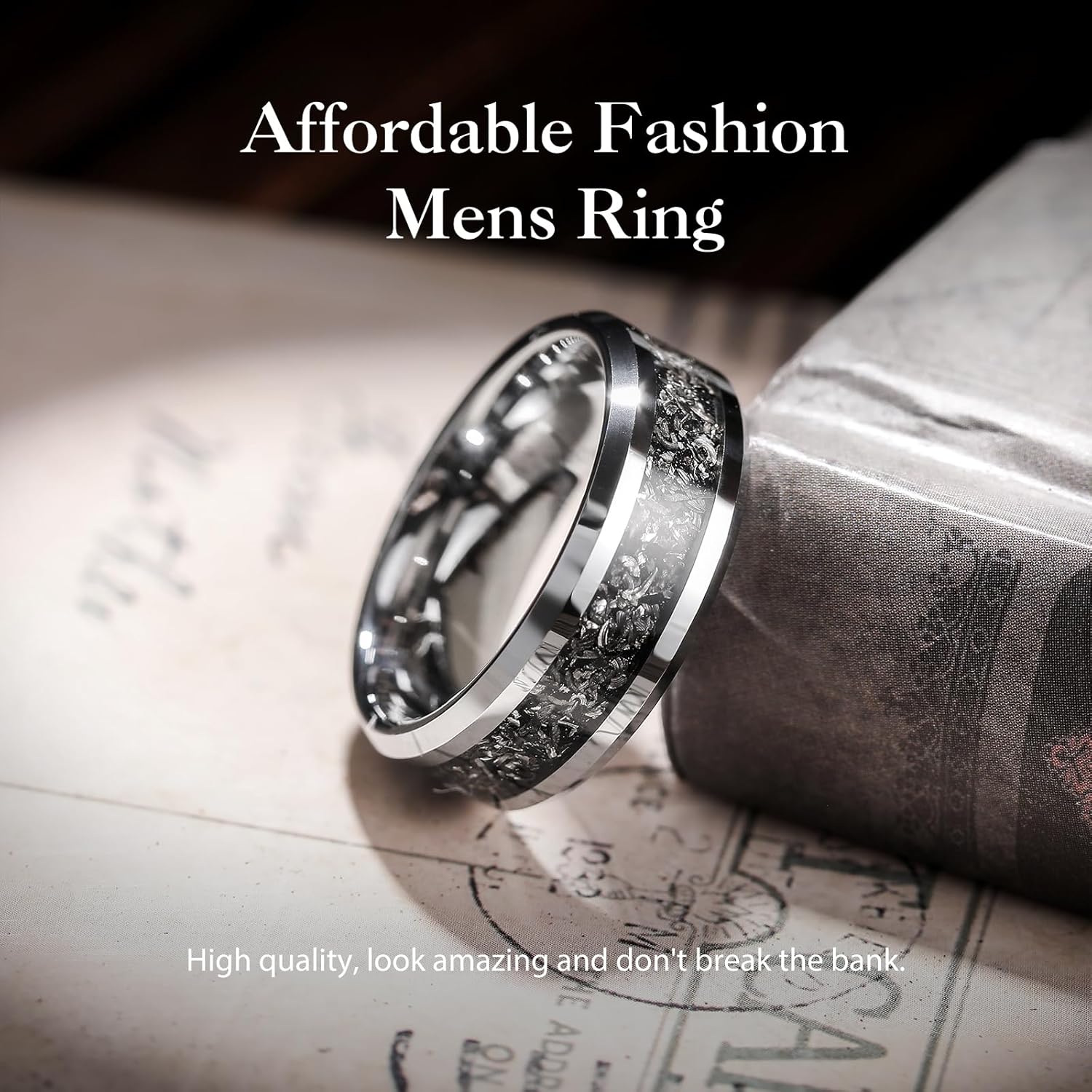 King Will Alliance En Carbure De Tungstène Bombé Pour Homme 6 Mm