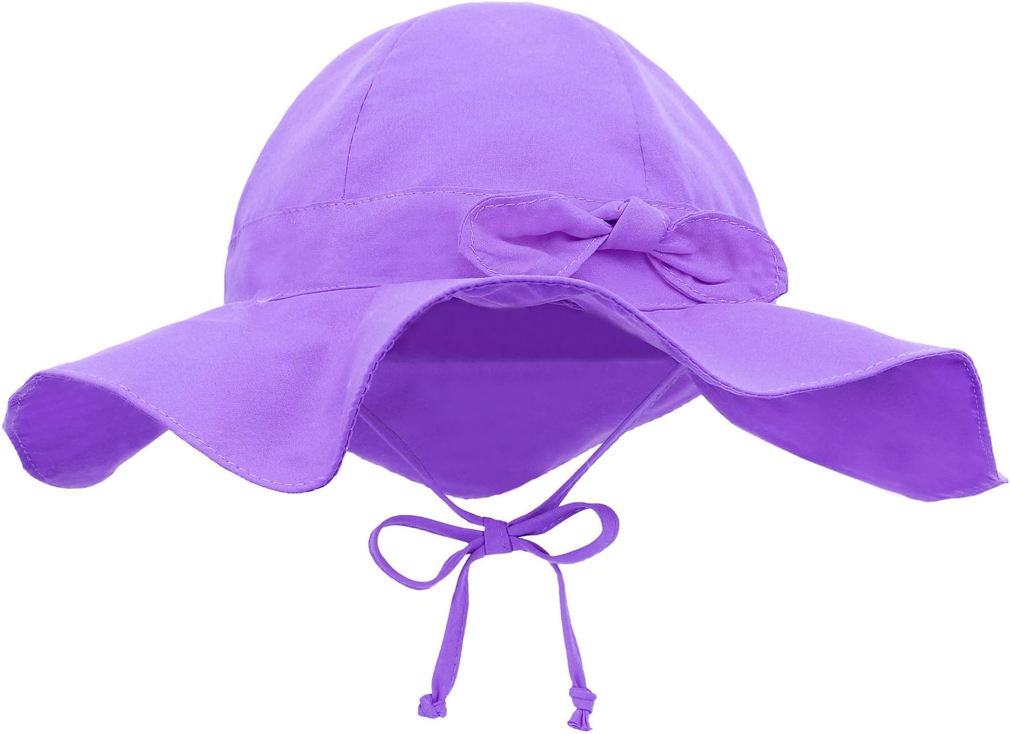 Baby Sun Hat with UPF 50+ Outdoor Adjustable Beach Hat with Wide Brim