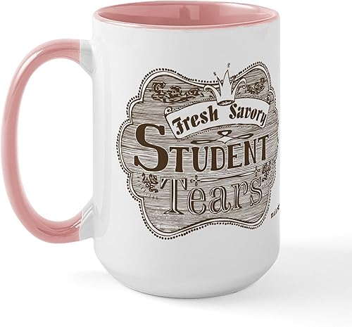 Miniatura 6 de CafePressAlfabeto hebreo TazaTaza de café, grande 15oz. Color blanco taza de café, L, Blanco