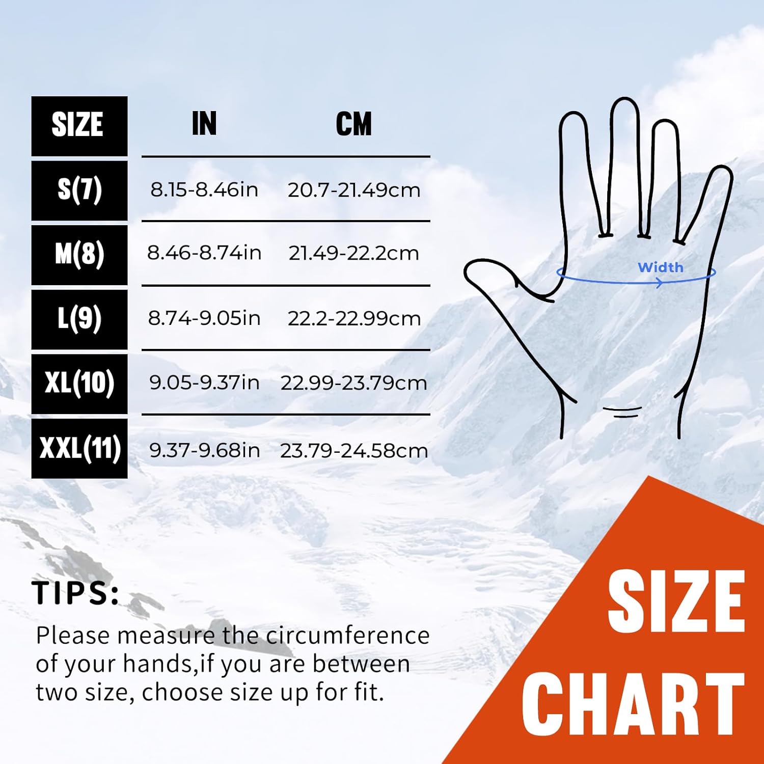 HANDLANDY 2 Pairs Waterproof Work Gloves for Cold Weather, Insulated Winter Freezer Work Gloves with Grip for Men & Women