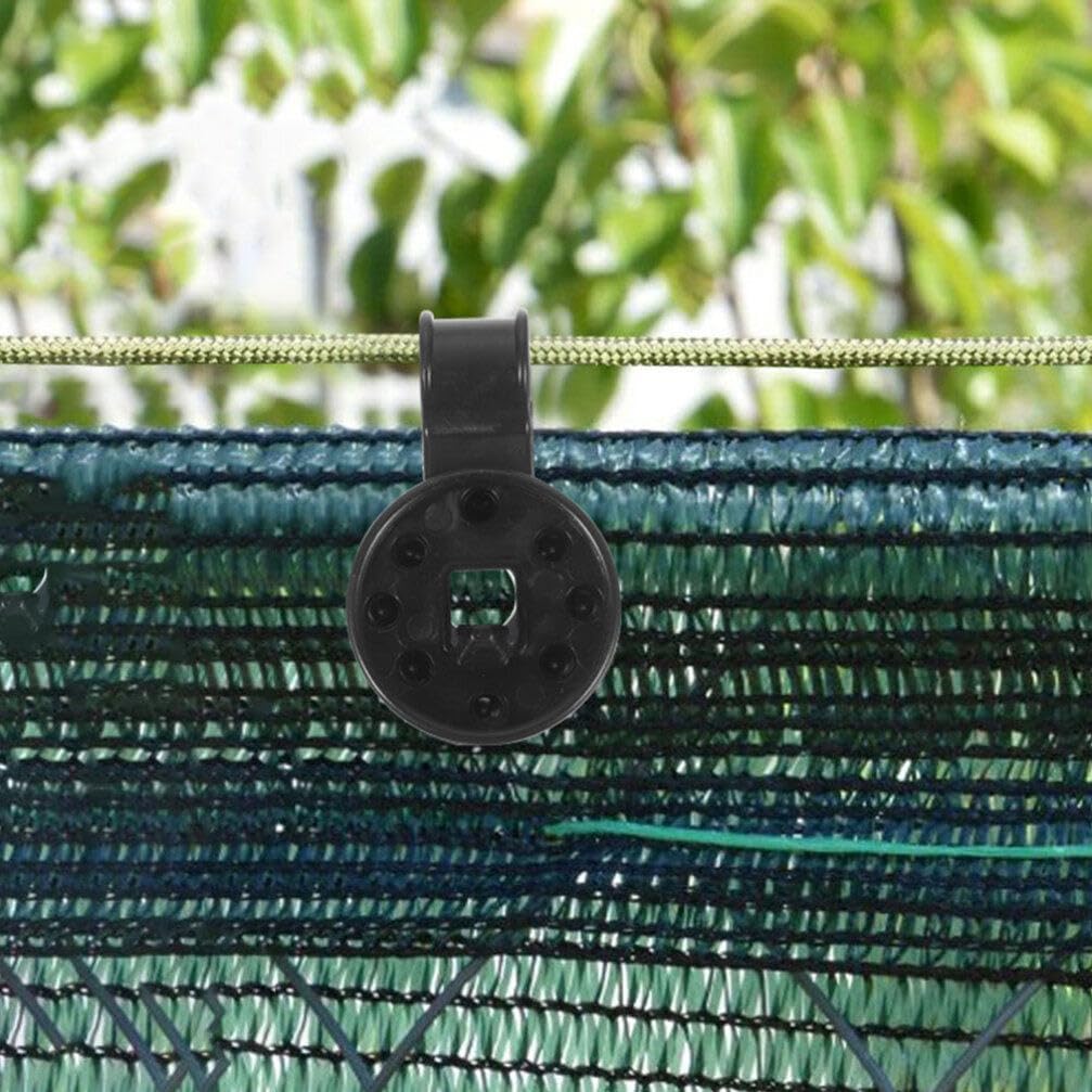 HANABASS 150pcs Shade Cloth Clips Sunshade Net Fixing Clips for Garden and Greenhouse Reusable Non- Design for Outdoor Activities and Easy Maintenance