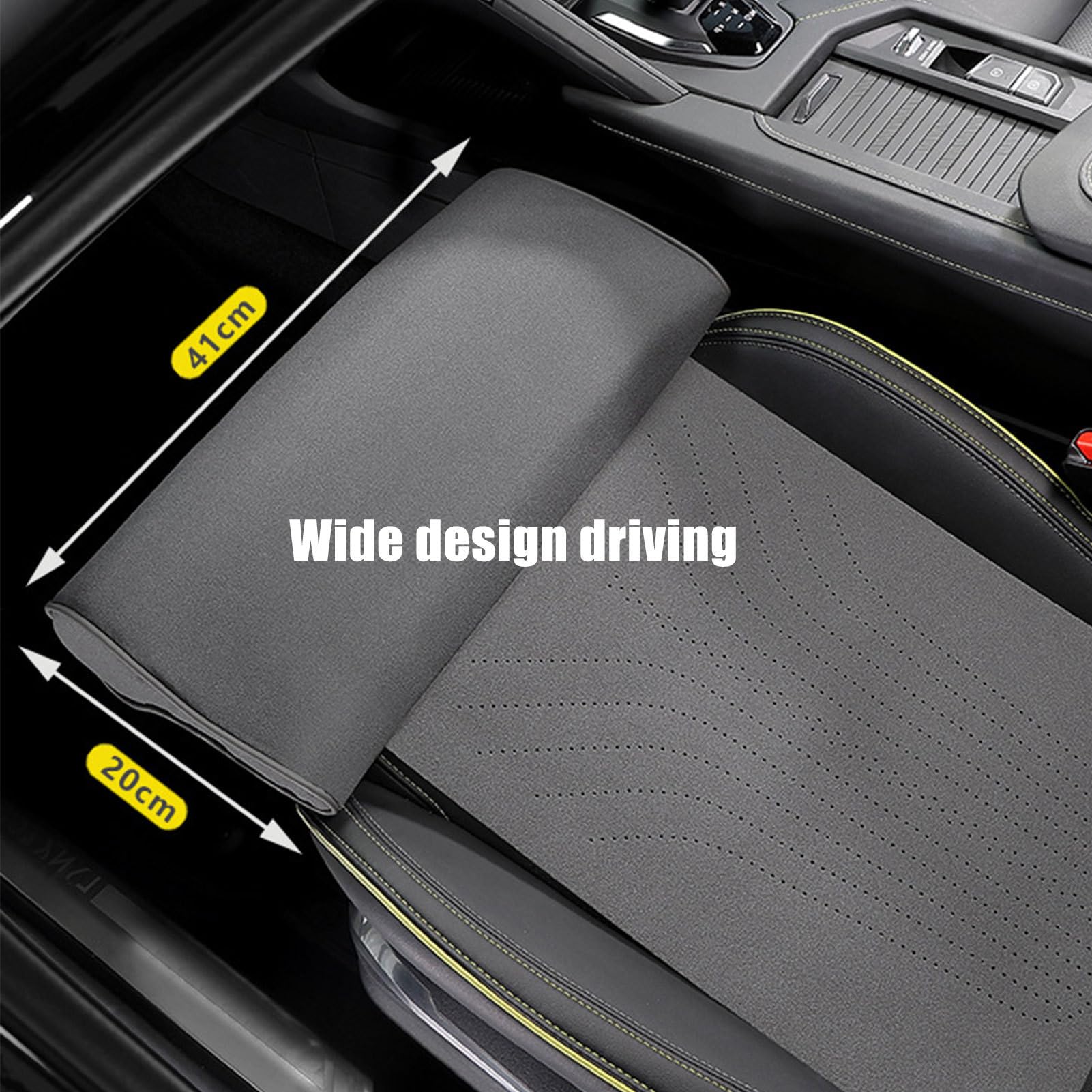 Extensor De Pierna Para Asiento De Coche Antideslizante, Transpirable Y | Cojín Extensor Reposapiés Para Hogar Autobuses Coche SUV Oficina Viajes Largos Mujeres Hombres Asiento S
