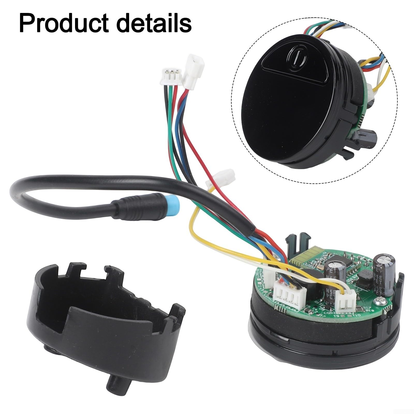 Módulo de tablero compatible para patinete eléctrico Ninebot ES2 ES3 ES4 con pantalla y cableado