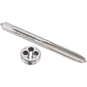 sourcing map 1/4-20 UNC Tap and Die Set HSS Right Hand
