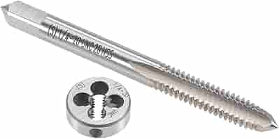 Froulaland Lot De 5 Filières - Kit D'outils De Coupe Pour Plombier, Taraud Extérieur (3/8", 1/2", 3/4", 1", 1", 1-1/4