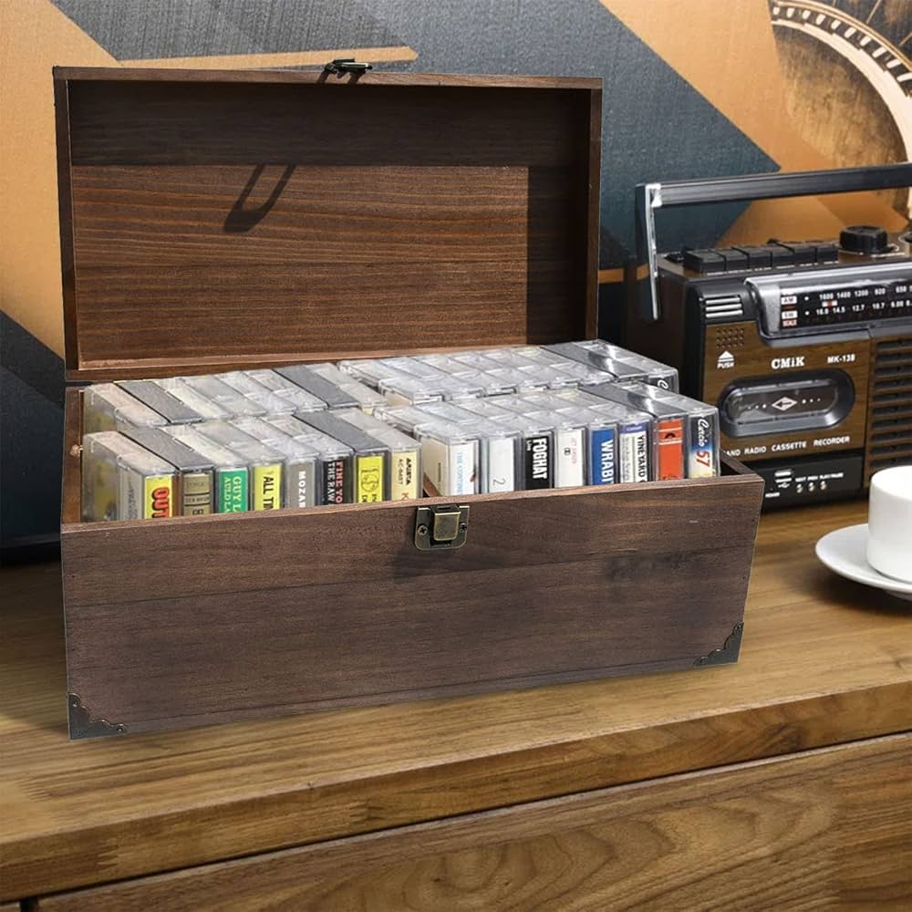 ビンテージ カセットテープ ホルダー 100段 ビンテージ カセットテープ ホルダー 100段