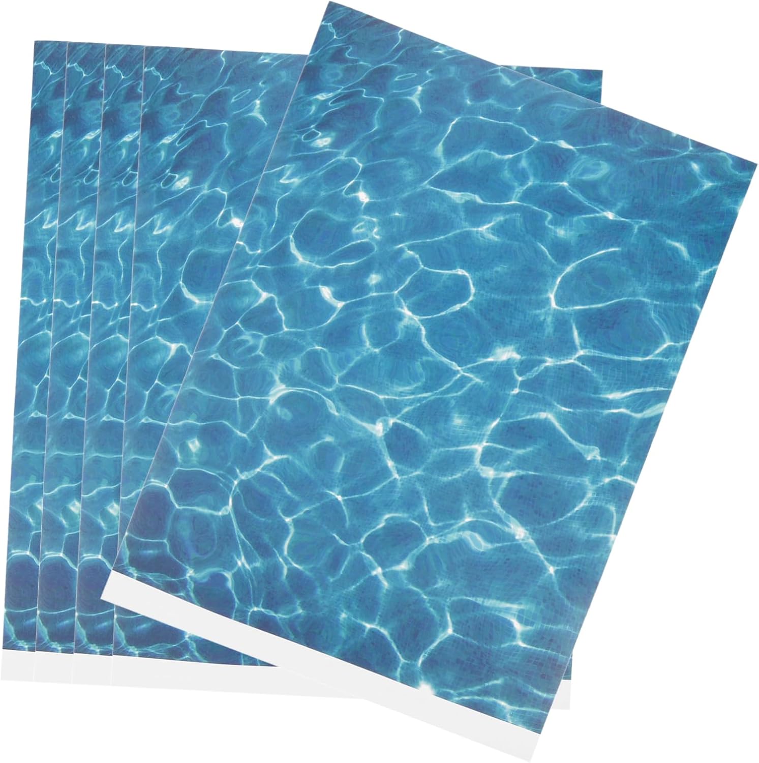 VILLCASE 10sheets DIY Artificial River Water Texture Stickers for Micro Landscape Decoration for Sand Table Models and Garden Decor Easy to Use Material