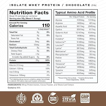 Muscle Feast Grass-Fed Whey Protein Isolate - Vanilla 5lb (x1) and Chocolate 5lb (x1) - All Natural Hormone Free Pasture Raised, Whey Isolate Protein Powder for Men and Women, Clean, Gluten-Free