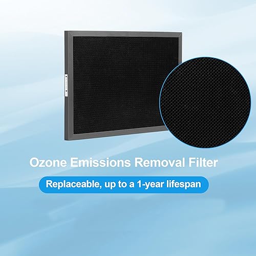 Miniatura 3 de Juego de filtros de repuesto compatibles con Nuwave OxyPure Modelos 47001, 47002, 47003, 47004 Purificador de aire con 1 prefiltro SS, 1 filtro de