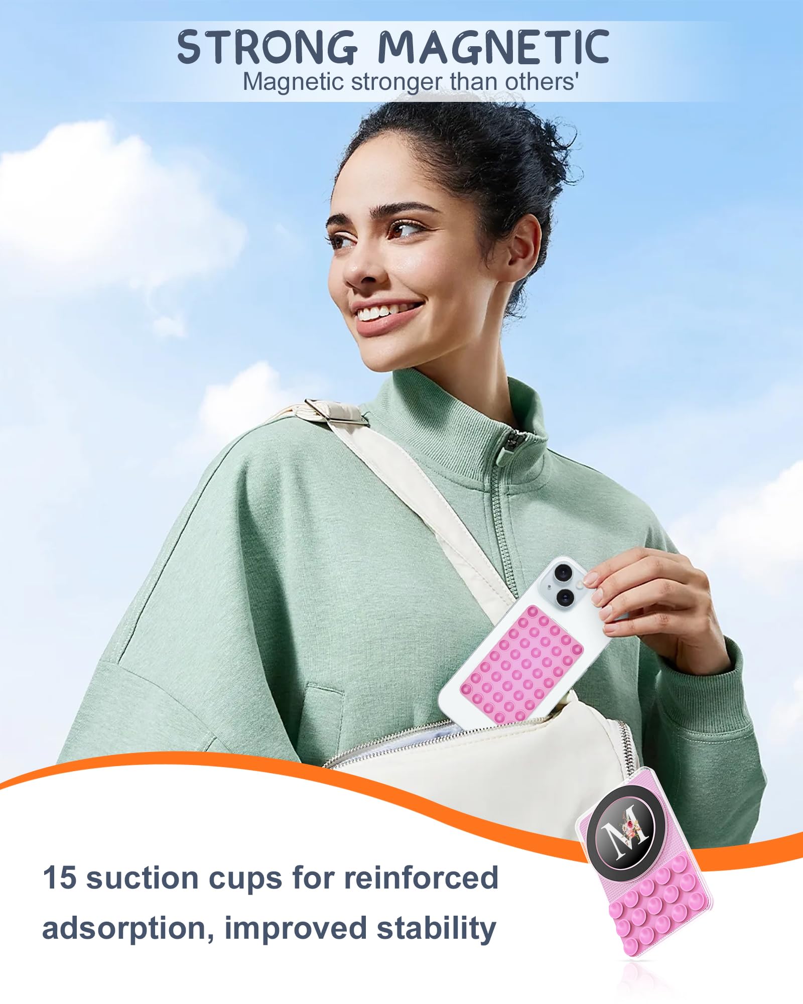 Paquete De 2 Soportes De Silicona Octo Cup Buddy Para Teléfono Celular, Ventosa De Silicona