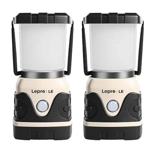 Lepro 1000LM LED Camping Lanterns & batteries 