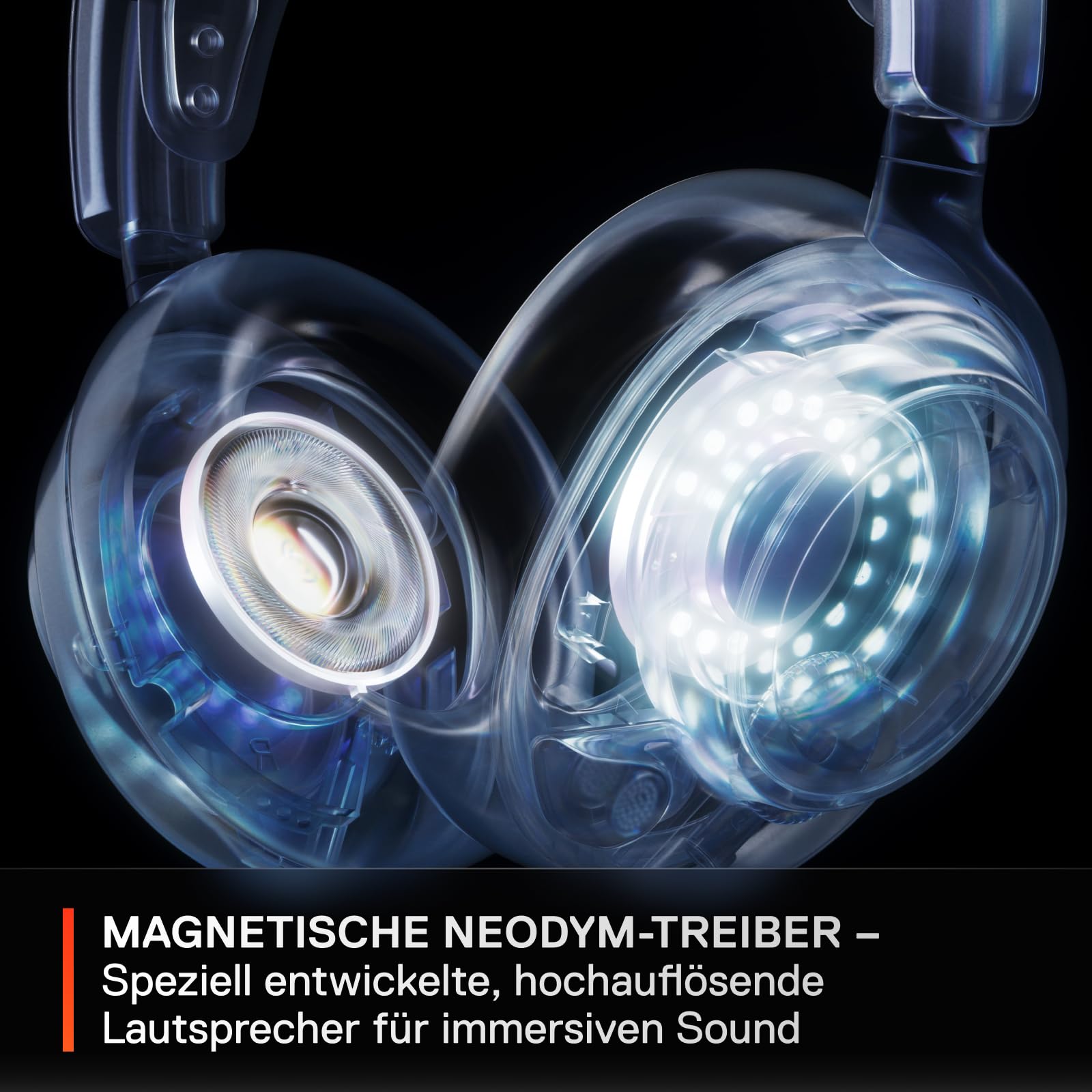 SteelSeries Arctis Nova 7 Wireless Gaming-Headset Multi-Plattform PC PS5 VR 2,4 GHz Bluetooth 38 Std. Akkulaufzeit USB-C ClearCast Gen 2