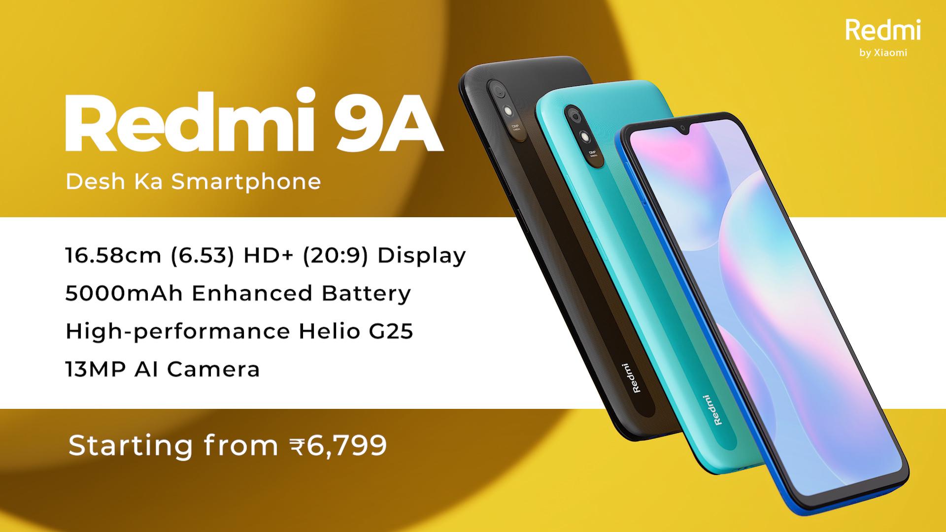 XIAOMI Redmi 9A Smartphone