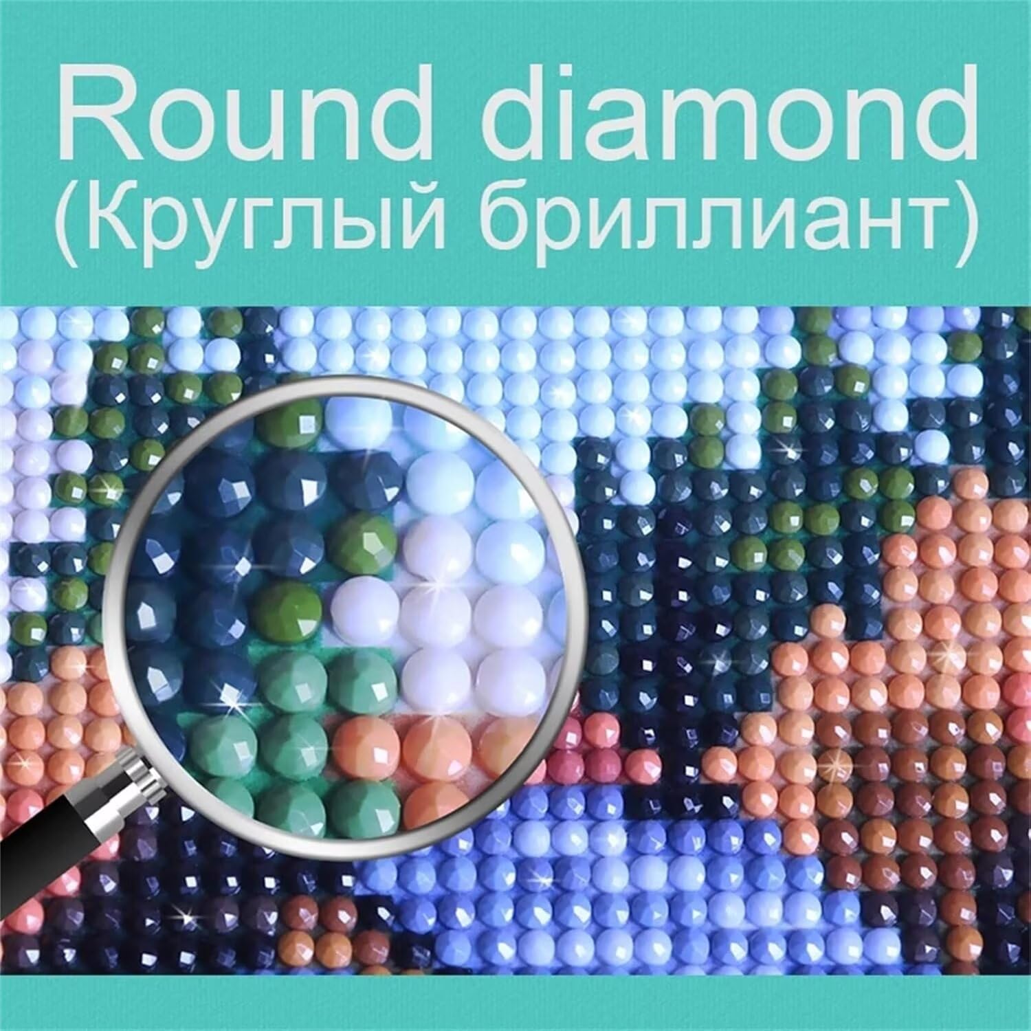 Zestawy do malowania diamentami 5D, 20 x 40 cali, malarstwo diamentowe, róża lodowca, DIY, malowanie według numerów, dla dzieci, okrągłe, pełne wiercenie, kropki, klejnot, artystyczne zestawy