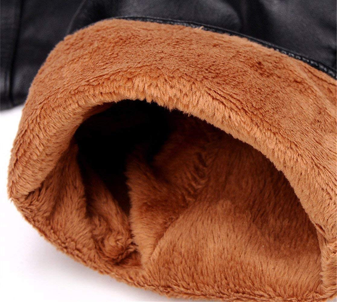 Guantes Suaves De Invierno Hombres Conducción Para Táctil Pantalla Guantes Térmicos Con Forro De Terciopelo Cálido