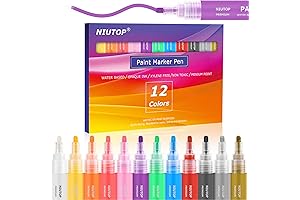 12 Premium Halloween Pumpkin Decorating Paint Markers