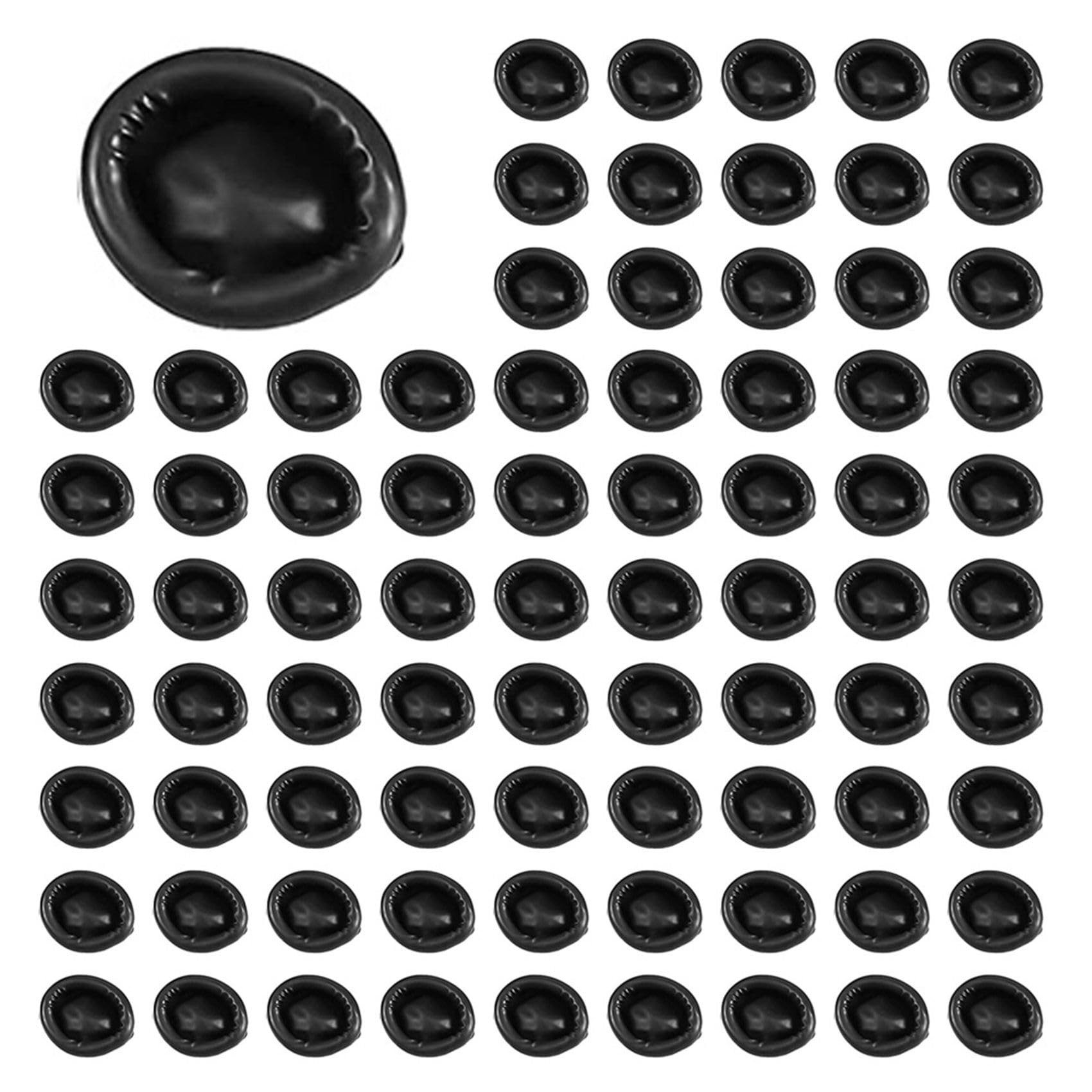 Hndhbfgrt 1600 Pcs Disposable Latex Finger Cots Protective Fingertips Gloves Black Anti Static Finger Cots Rubber Finger Sleeves