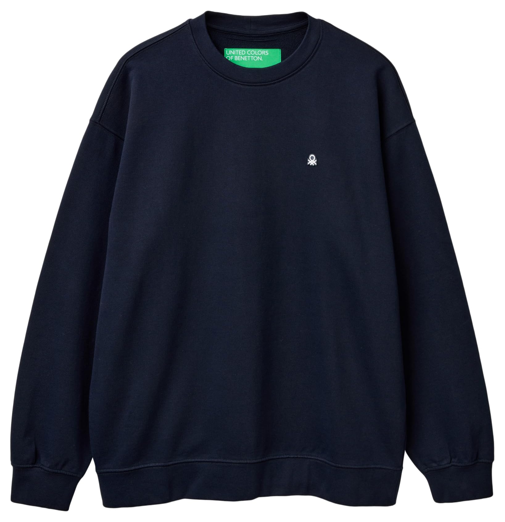 Benetton Herren Hooded Sweatshirt Blau