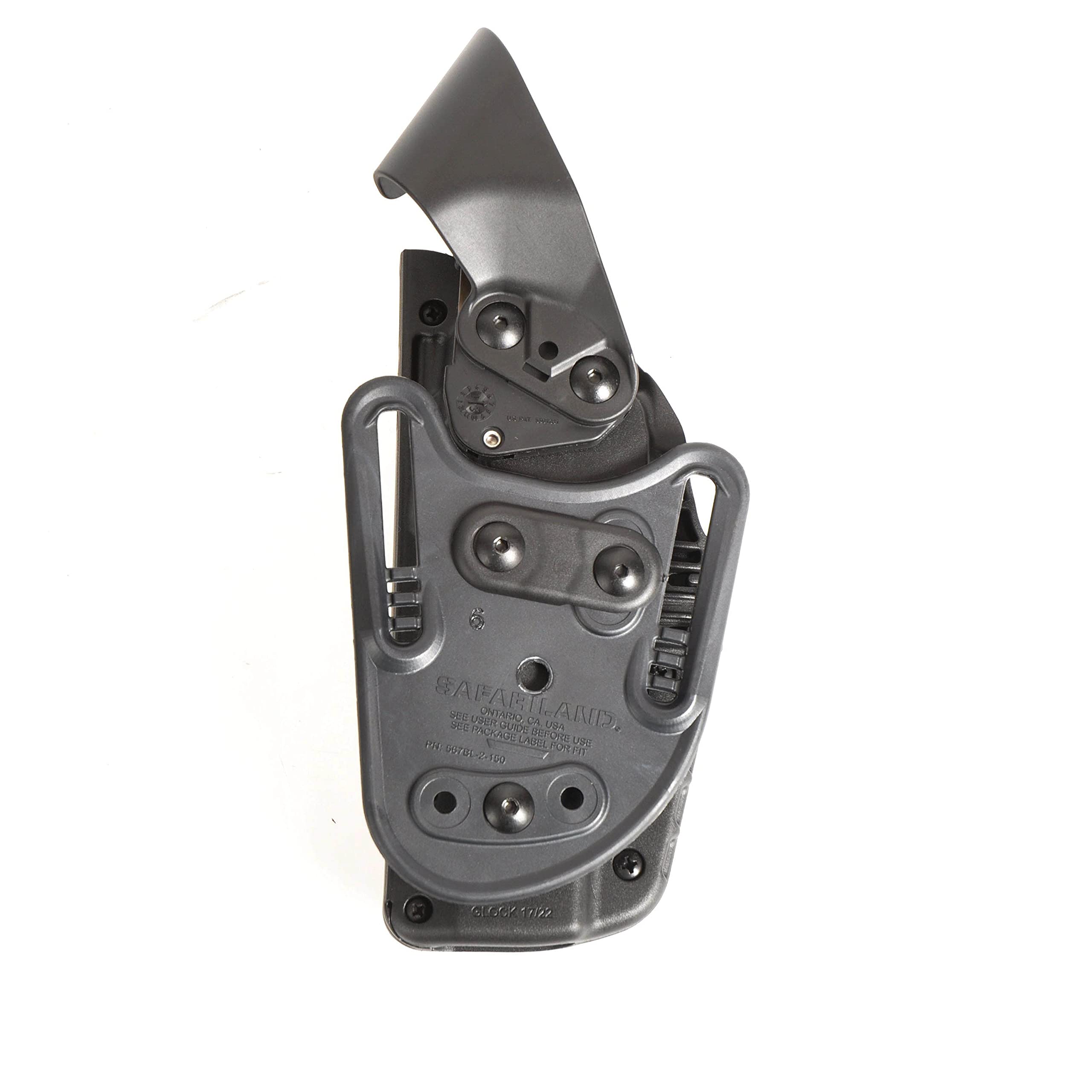 Safariland 7367 7TS (ALS/SLS) Dienstholster/Version 1 (38-58 mm), schwarz, Links, Gl (Gen 1-5) 19,23,25,32,46