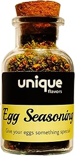 Egg Seasoning Topping For Scrambled Eggs 2.7 oz Glass Bottle - Unique Flavors