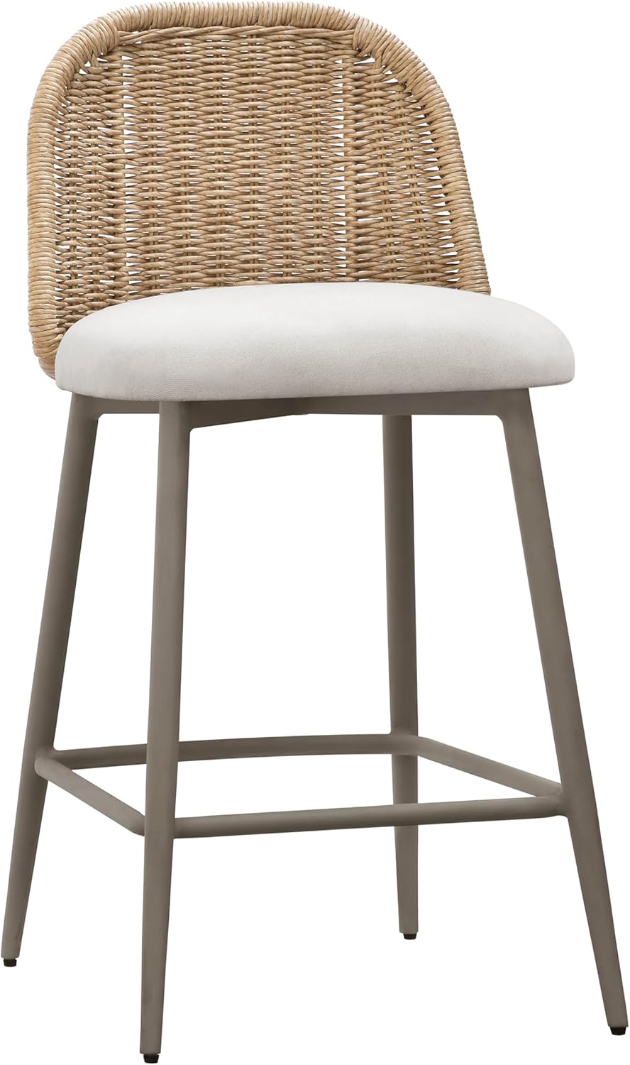 Tov Furniture Alexa Cream Outdoor Counter Stool