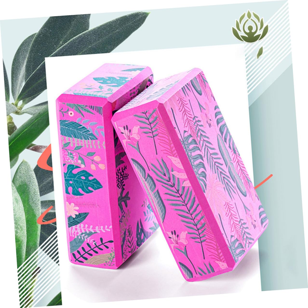 Bloques de Yoga Antideslizantes de Alta Densidad 2 Piezas para Fitness Pilates y Estiramientos Accesorios Ideales para Niñas y Ejercicios de Fortalecimiento