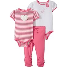 Petit Lem baby-girls Little Star Pink 3 Piece Set