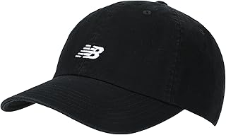 New Balance Men's and Women's 6-Panel Curved Brim Hat, Adjustable Cotton Twill Cap Price In India