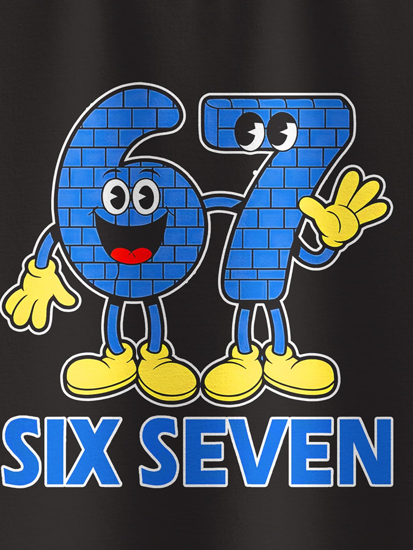 Pigiama 67 Meme per ragazzi e ragazze, motivo: Six Seven Number 6 7 Christmas a maniche lunghe, top e pantaloni, 2 pezzi, per bambini