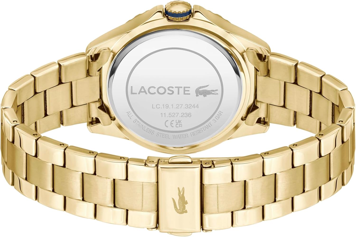 Lacoste Santorini Women's 3H Quartz Watch, Stainless Steel Wristwatch, Water Resistant up to 5 ATM/50 Meters, Elegant Watches for Women, 36mm - Image 4
