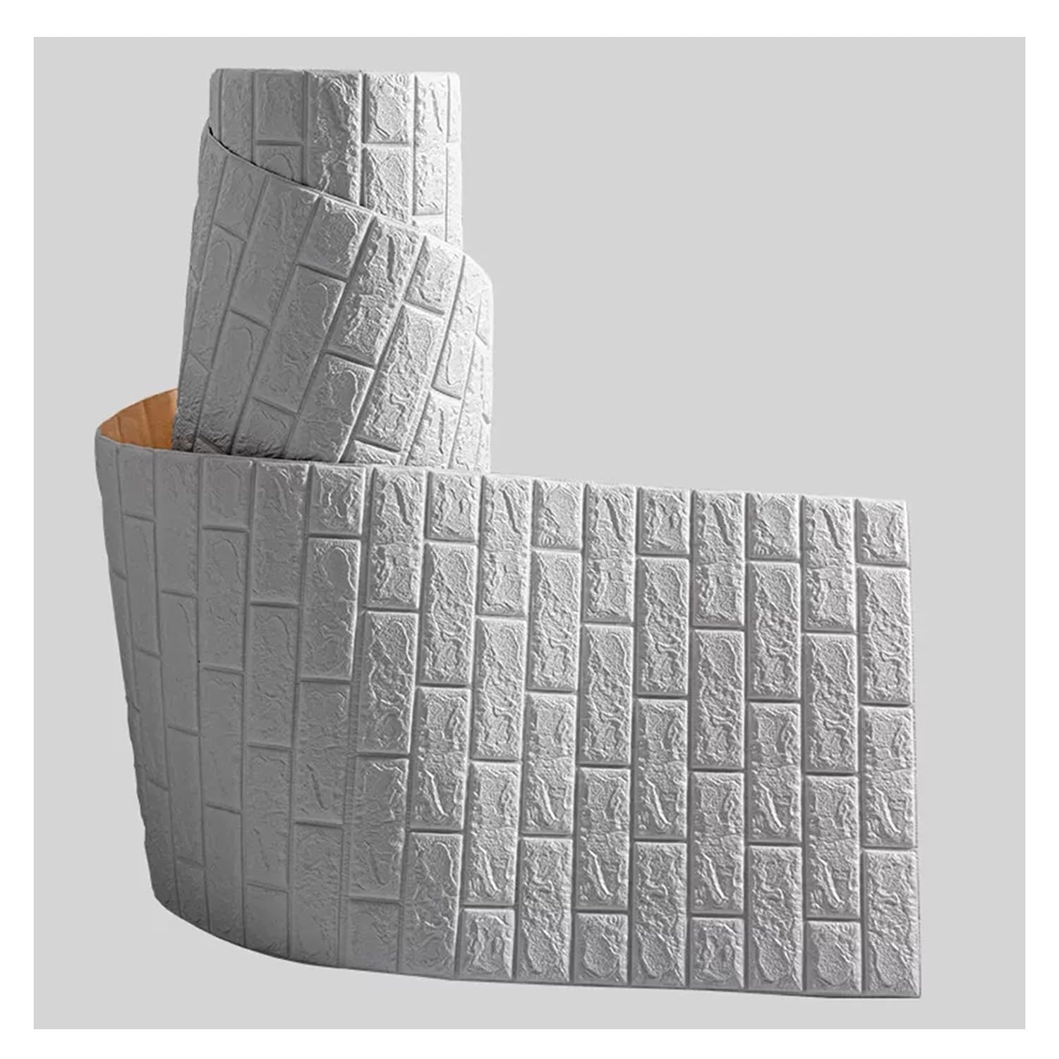Panneaux muraux 3D brique blanche revêtement autocollant imperméable cuisine et salle de bain