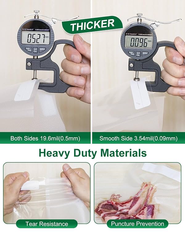 UTILIMATES Quart Vacuum Sealer Bags for Food, 8x11 Inch with Label Area by UTILIMATES - Image 4
