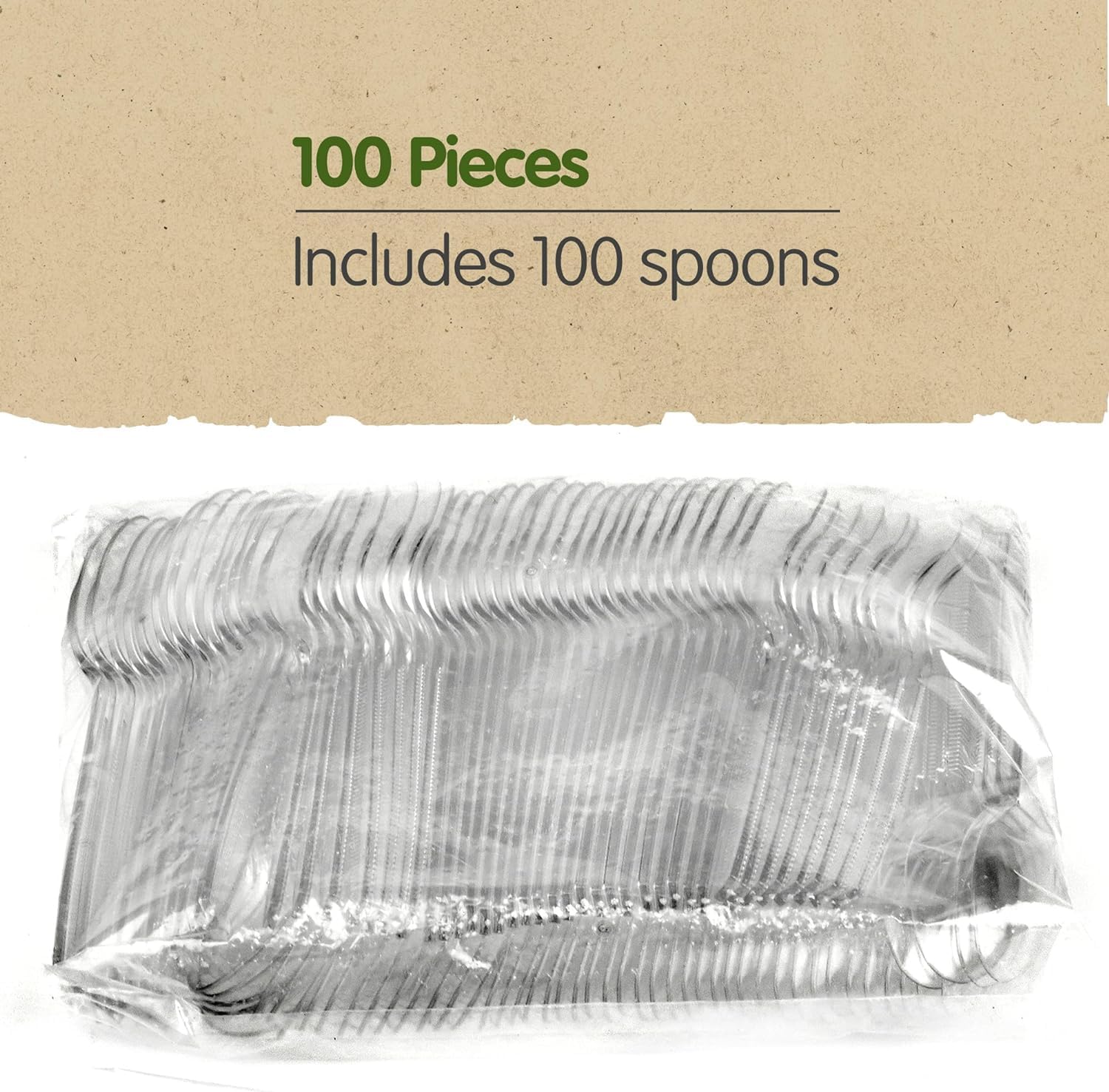 Signature Packaging Re-usable Plastic Cutlery, Heavy Duty Washable Utensils for Dessert Camping, Picnic & Tea Parties - Image 2