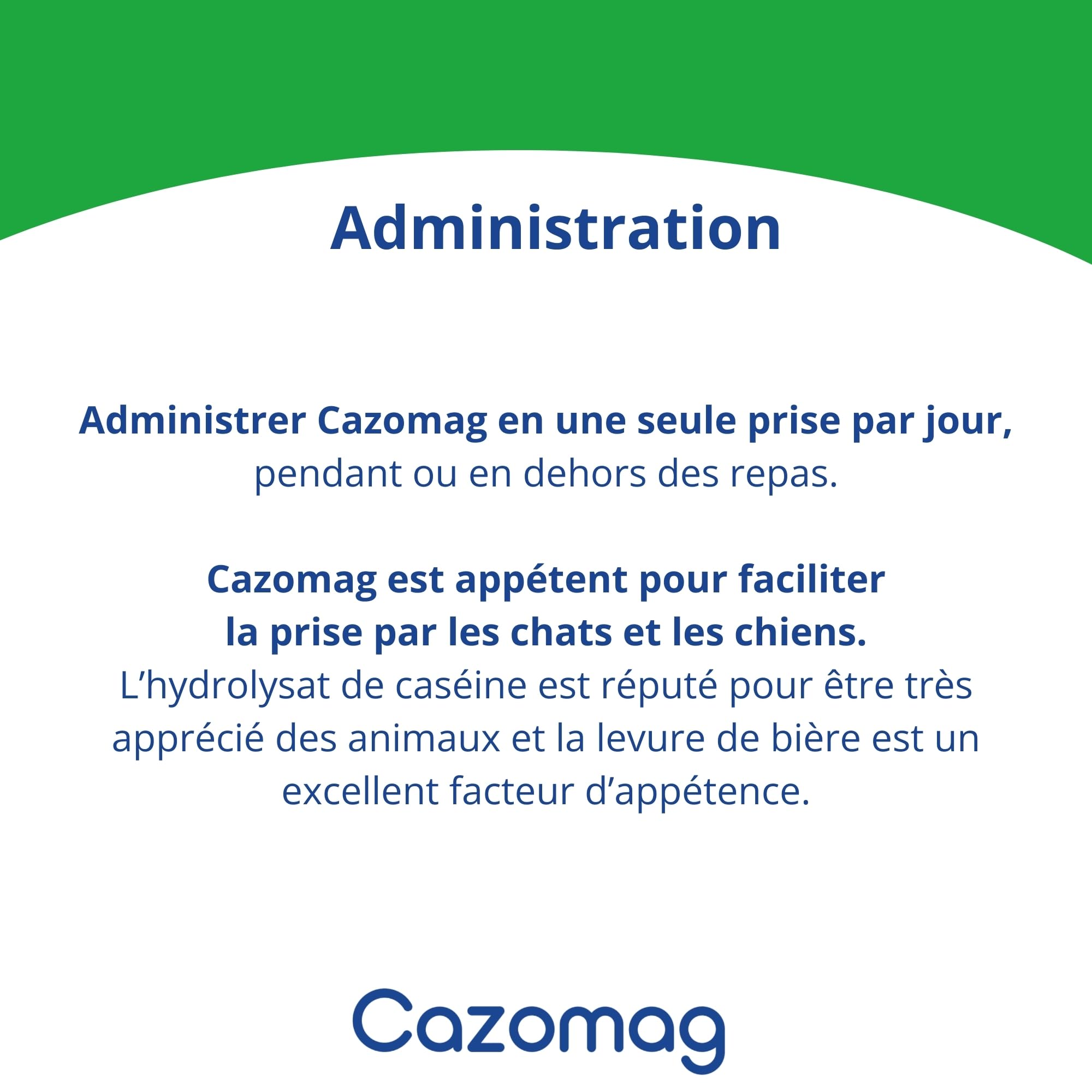 Cazomag 90 - Aliment complémentaire apaisant Chien & Chat - Ingrédients Naturels pour Favoriser Le Calme - Soutien en périodes Difficiles: Voyage, Bruit, Solitude - 30 comprimés appétents - Anidev