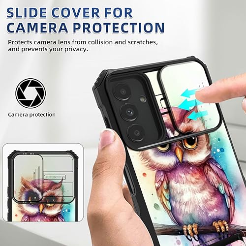 Miniatura 4 de Funda para teléfono Samsung Galaxy S22 Ultra con cubierta deslizante para cámara y soporte de doble capa híbrida suave TPU duro PC a prueba de