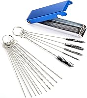 Vista 8 de Mudder Juego de 3 carburadores de carbono Dirt Jet Remover, herramienta de limpieza de punta de antorcha de alambre, kit de herramientas de limpieza