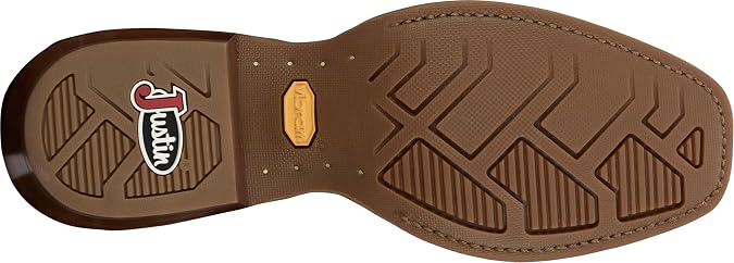 Justin Cowboy Town Men's 13 Boot - Durable Leather Western Style, Classic Design, Comfortable Fit for Everyday Wear