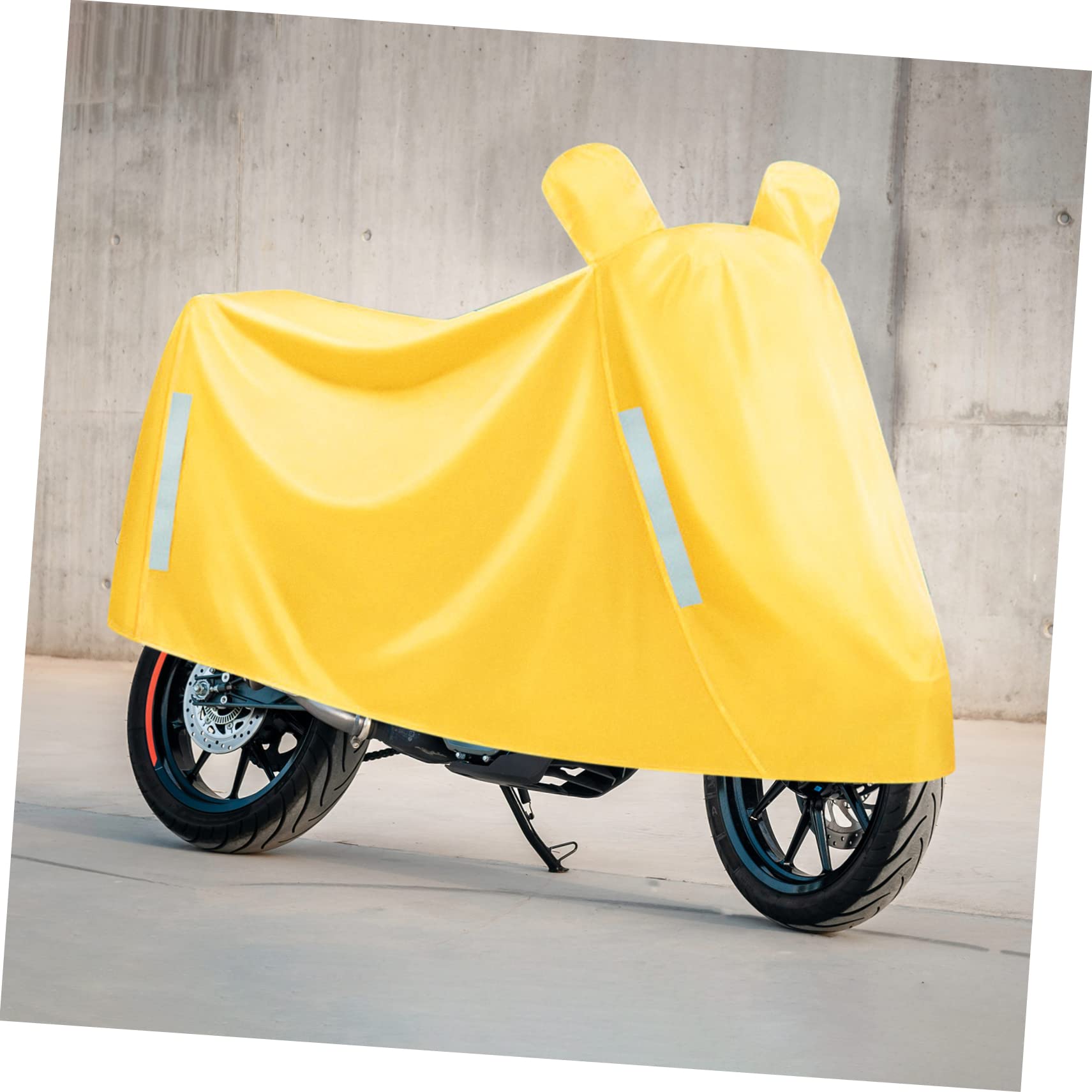Copertura Antipioggia per Bicicletta Elettrica e Scooter, Telo Oxford Giallo, Resistente All’acqua, Antigraffio, per Esterni e Rimessaggio