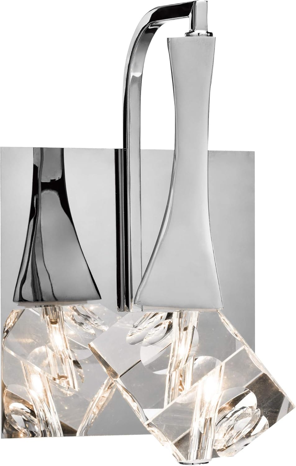 ELAN 83135 Rockne Wall Sconce, 1 Light 20 Watts, Chrome