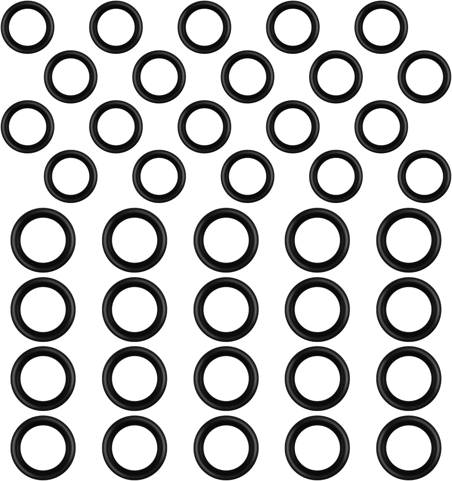 40 Pack O-Rings Power Pressure Washer Replacement for 1/4 inch, 3/8 inch, M22 Quick Connect Coupler, Quick Connect O Rings Kit for Pressure Washer Hose Rubber Rings(20pcs for 1/4" + 20pcs for 3/8")