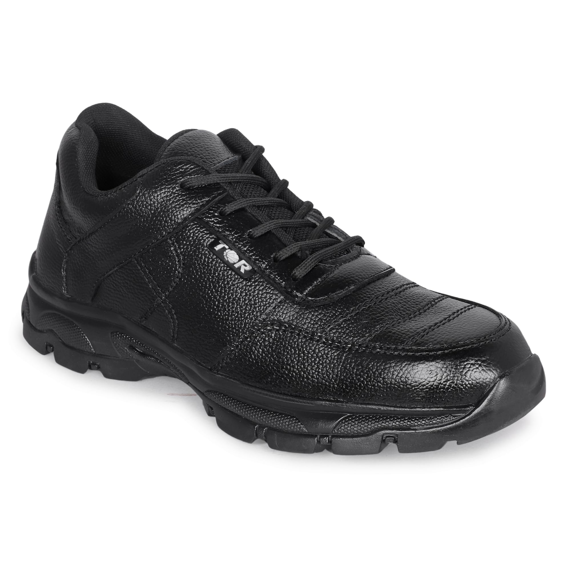 Men's Steel Toe Safety Shoes, Black, Anti-Slip Industrial Work Shoes Formal Safety Shoes for Men with Steel Toe Cap, Black-image-22