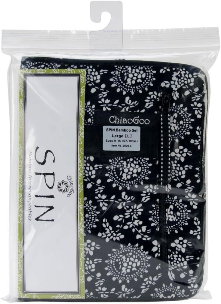 ChiaoGoo Spin Bamboo Interchangeable Set, 5-inch (13cm) Large (2500-L)