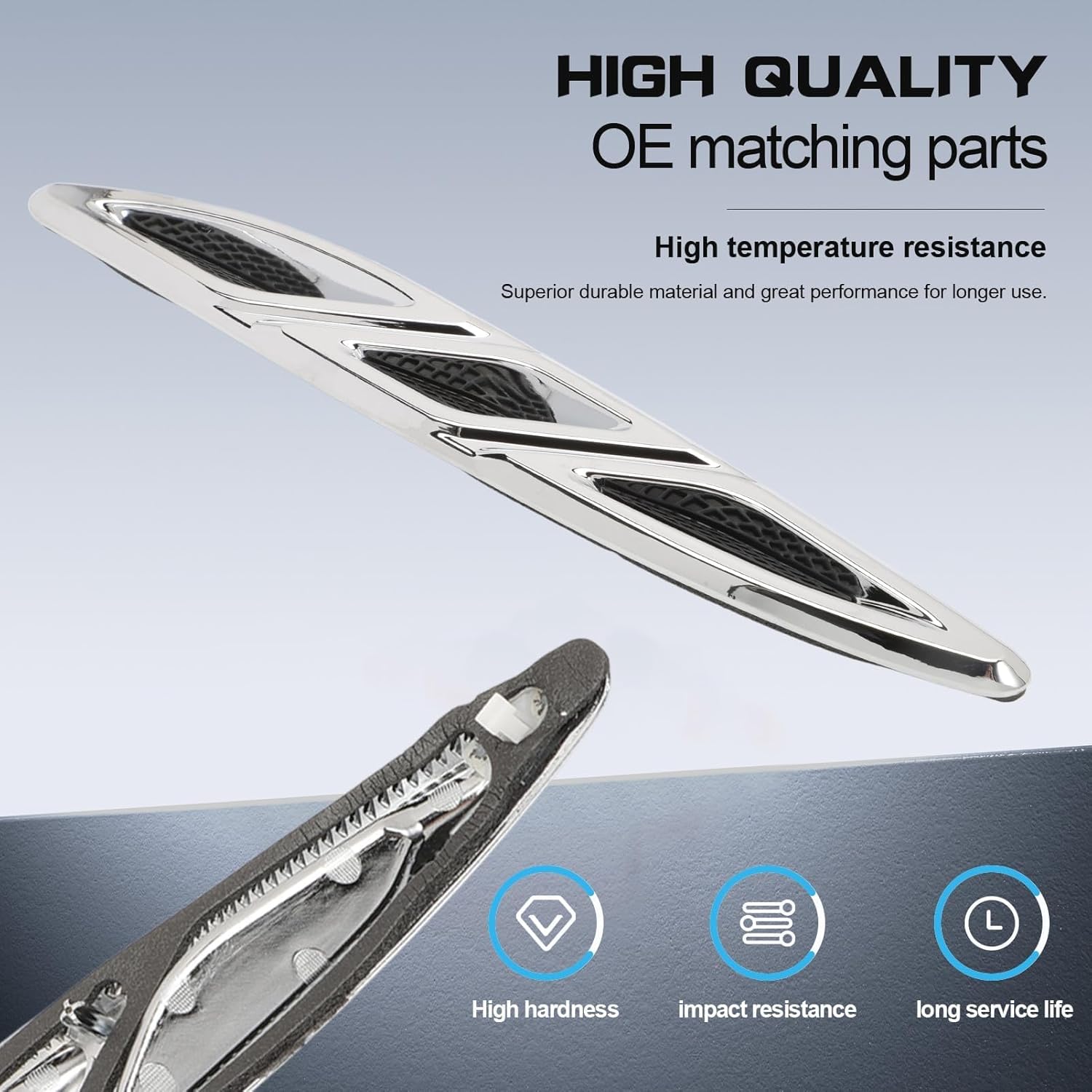 Front Hood Vents Grille Trim for Verano 2012-2016, 20811309 20811310 Engine Accessories