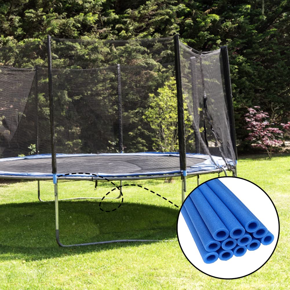 Lot De 6 Tubes En Mousse De Remplacement Pour Trampoline - Protection Des Poteaux, Longueur ~88 Cm, Matériau PE