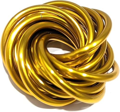 Miniatura 93 de Möbii Fidget Ball (Solid Color): Quiet Mobius ADHD Anxiety Stim Stress Relief Toy Tool for Home Travel Office or Desk (XL(Daydream), Full, Dark Iris)