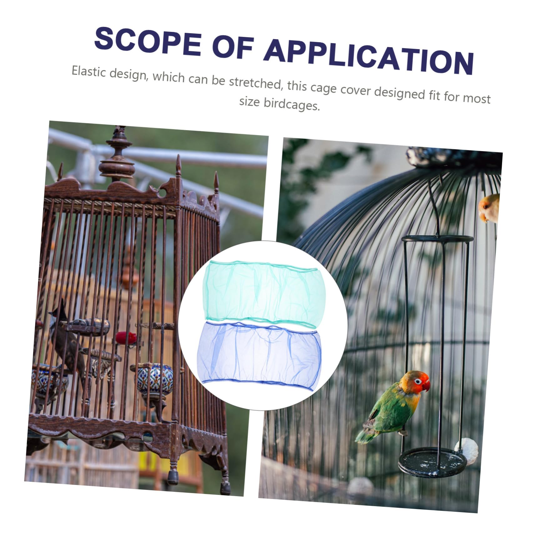 BESPORTBLE Birdcage Netting Bird Cage Cover Net Birdcage Parrot Mesh Birdcage Netting Easy Install