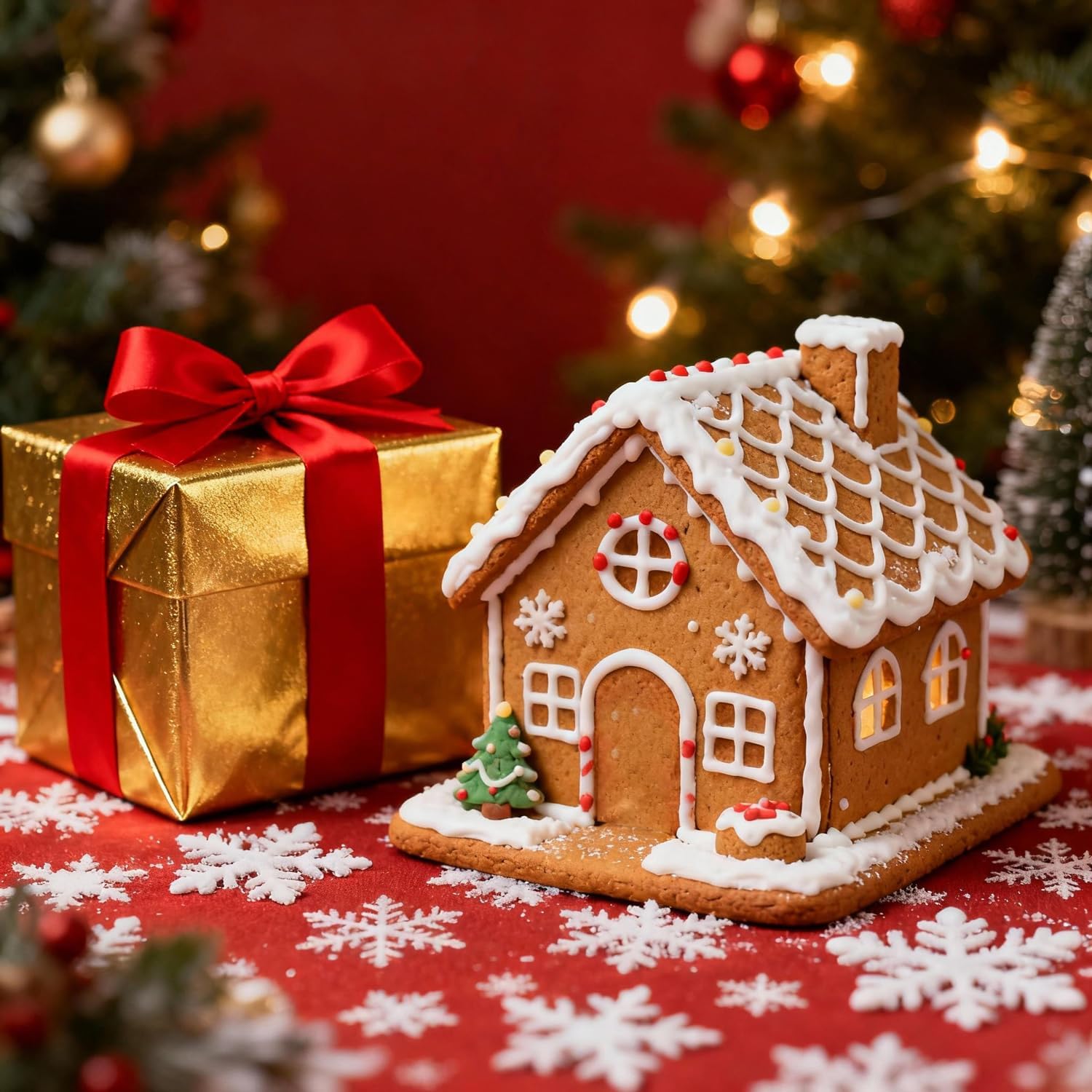 Gingerbread House Cookie Cutters Shapes Large, Set of 10