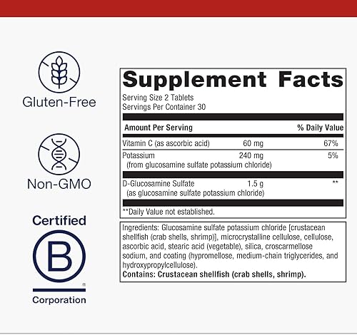 Miniatura 2 de Metagenics - Sulfato de glucosamina 750, 60 unidades