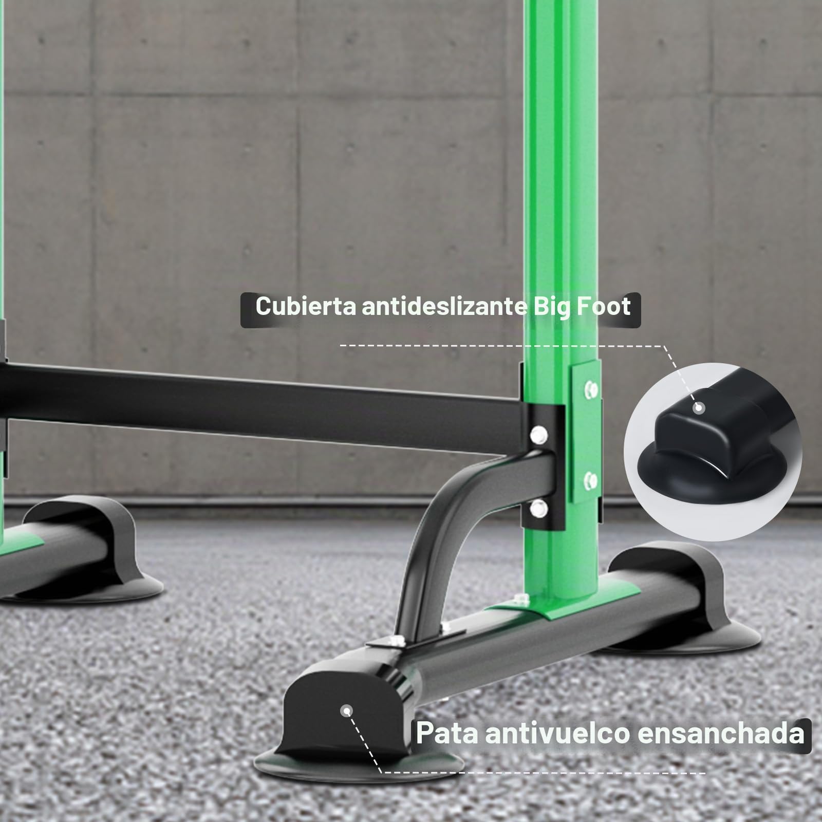 SogesPower Torre de Potencia, Power Tower, con Barra de Dominadas para Gimnasio en Casa, con Altura Ajustable, Equipo de Entrenamiento de Fuerza