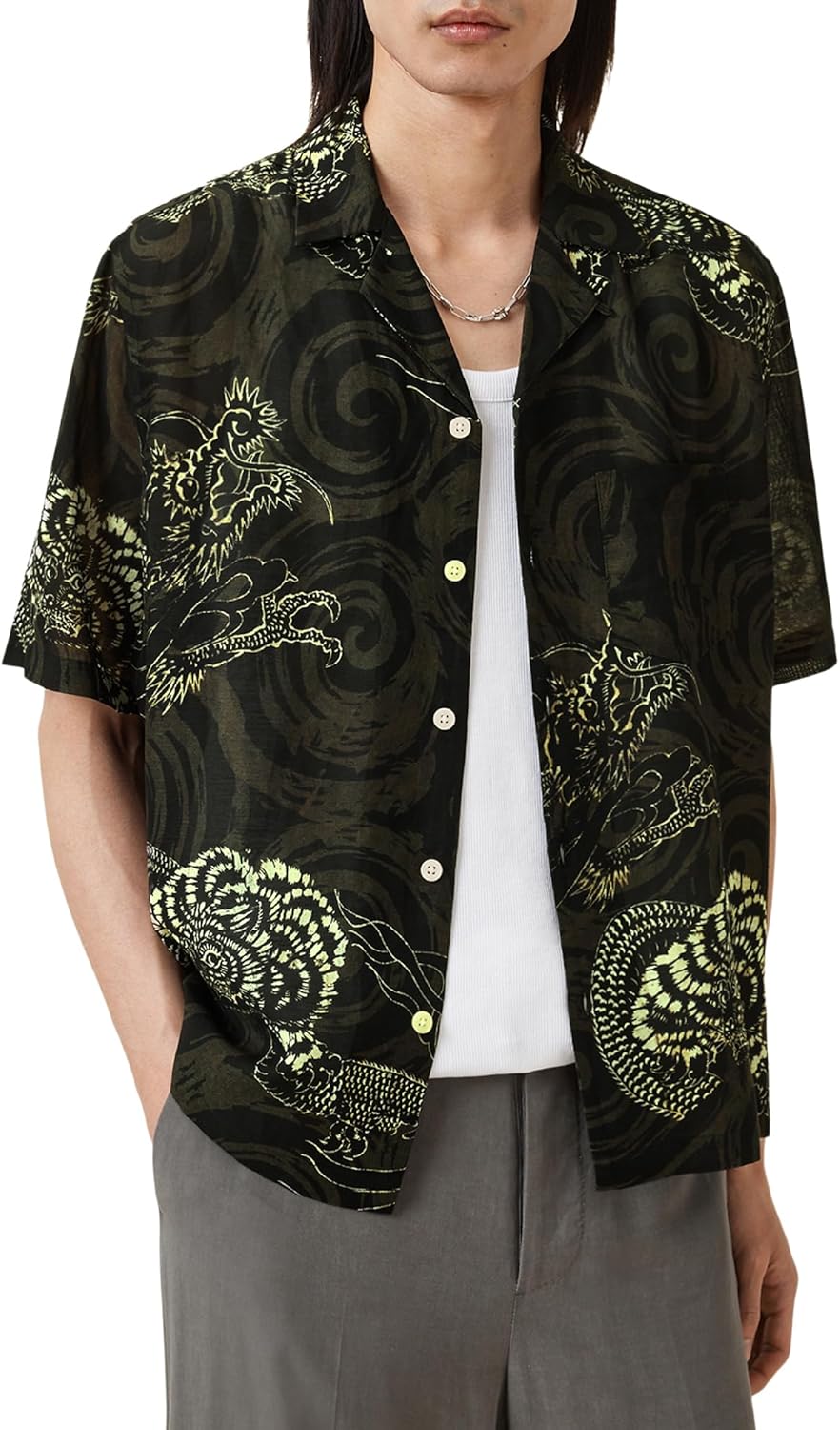 AllSaints Men's Sidewinder Ss Shirt